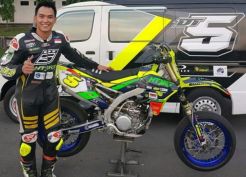 Pembalap Nasional Doni Tata Siap Berlaga di Supermoto