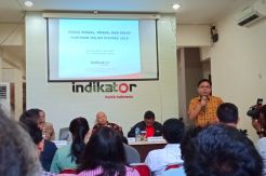 Survei Indikator: Elektabilitas Jokowi dan Prabowo Terpaut Hampir 20%