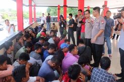 Ditpolair Baharkam Polri Amankan 47 Pekerja Migran Indonesia Ilegal