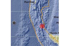 Gempa Bumi 5,7 SR Guncang Sabang Aceh
