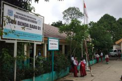 Hujan Lebat, Atap Rumah Dinas di SDN 01 Benda Pamulang Ambruk
