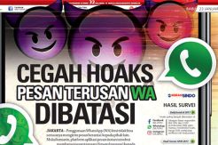 Cegah Hoaks Pesan Terusan...