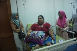 Ditinggal Suami, Berat Badan Sunarti Naik 148 Kg