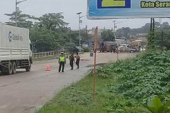 Kardus Berasap di Jalan Cikande-Rangkas Bitung Bukan Bom
