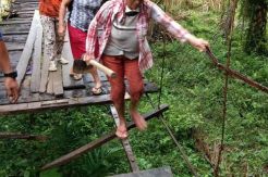Jembatan Gantung di Simalungun Rusak Parah, Kemana Bupati?