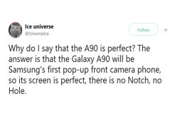 Galaxy A90 Disebut Sebagai Ponsel Pertama Samsung dengan Kamera Pop-up