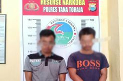2 Pelaku Penyalahgunaan Narkoba di Toraja Diringkus Polisi