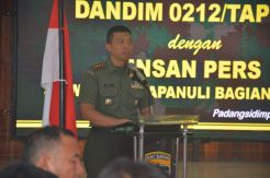 Jelang Pemilu, Dandim 0212/TS Minta Wartawan Netral