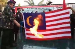 Malaysia Marah Benderanya Dibakar di Filipina