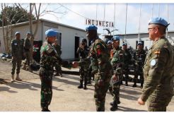 Delegasi UNIFIL Kunjungi Markas Pasukan Garuda XXIII di Lebanon