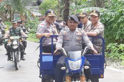 Kapolda Sulawesi Utara Kunjungi Pulau Miangas, Periksa Kesiapan Pemilu