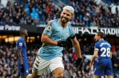 Catatan Fenomenal Sergio Aguero Usai Cetak Hat-trick ke Gawang Chelsea