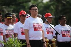 Kemendagri dan BNPP Gelar Apel Persiapan Pemilu Serentak 2019