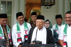 Perkuat Konsolidasi Jabar, Maruf Amin Sambangi Purwakarta dan Cimahi