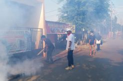 Berantas DBD, Caleg Perindo Semarang Gelar Fogging Maraton