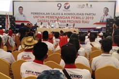 HT Tegaskan Caleg Perindo Riau Harus Militan