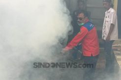 Antisipasi Wabah DBD, Rescue Perindo Asapi 15 RT di Manggarai