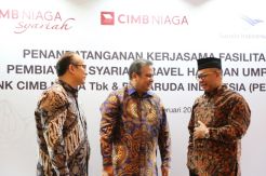 CIMB Niaga-Garuda Jalin Kemitraan Pembiayaan Syariah