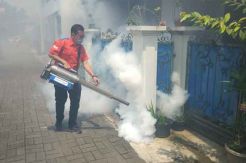 5 Warga Terkena DBD, Rescue Perindo Asapi Ratusan Rumah di Tangsel