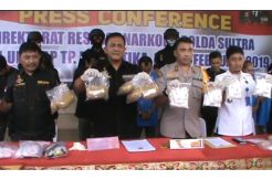 22 Sindikat Narkoba Dibekuk Polisi, 10 Kilogram Sabu Disita