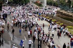 Massa Aksi FUI Putihkan KPU Diperkirakan Berjumlah 1.000 Orang