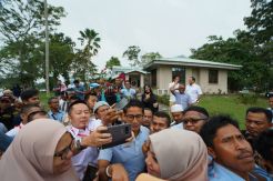 Kunjungi Pekanbaru, Sandi Bernostalgia di Rumah Kelahirannya