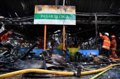 Polisi Tak Mau Menduga-duga Penyebab Kebakaran Pasar Blok A