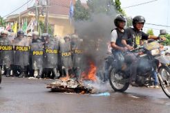 Polres Muba Gelar Simulasi Sispamkota Pengamanan Pemilu 2019