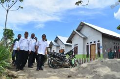 Bupati Nelson Resmikam 75 Unit Rumah Program BSPS di Kecamatan Mootilango