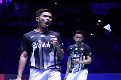 Ganda Putra Indonesia Pastikan Tempat di Semifinal Swiss Terbuka