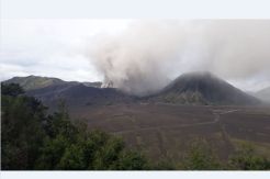 Gunung Bromo Erupsi, 4 Desa di Lereng Terpapar Abu Vulkanik