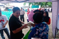 Perekonomian Pasca-tsunami Menurun, Perindo Gelar Bazar Beras Murah di Cinangka