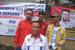 Mancing Bareng, Caleg Perindo Sosialisasikan Surat Suara