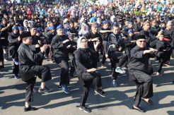 Pejabat Kemdikbud Belajar Jurus Silat Kaserangan