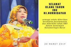 Bupati Kobar Nurhidayah Ultah ke-44, Sang Suami Berikan Semangat