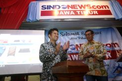 Peluncuran SINDOnews Jatim Dihadiri Wakil Gubernur Emil Dardak