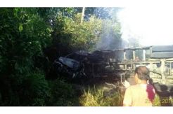 Identitas 5 Korban Tewas Terbakar Akibat Tabrakan di Merangin Jambi