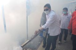 HT Pimpin Fogging di Pesisir Demak