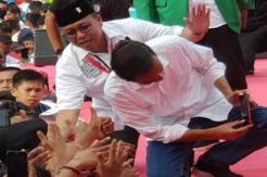 Kampanye Jokowi di Mamuju Dihadiri Puluhan Ribu Massa