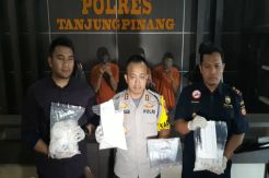 Polres Tanjungpinang Amankan Sabu 5 Kg dan 1.058 Butir Pil Ekstasi