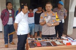 3 Pencuri Rumah Kosong Gasak Barang Berharga Senilai Rp350 Juta