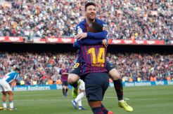 Dua Gol Lionel Messi Kukuhkan Barcelona di Puncak