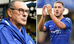 Soal Kontrak Hazard di Chelsea, Sarri Lepas Tangan