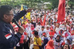 Kampanye Terbuka di Bekasi, Hasto Jelaskan Jargon Dilan Jokowi