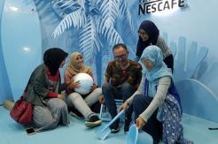 Instalasi Seru dan Instagramable di Parkiran Sarinah