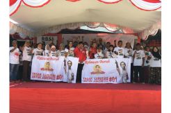 Ribuan Buruh Banjarmasin Deklarasi Dukung Jokowi-Maruf