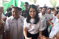 Hadiri Bazar Murah Perindo, Warga Senen Jakpus Bersyukur
