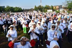 Jalan Sehat Pendukung 02 Berlangsung Tanpa STTP Polres Tangsel