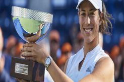 Azarenka Cedera Lengan, Muguruza Pertahankan Gelar di Monterrey