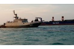 Kapal Perang KRI Siwar-646 Tangkap Kapal Belanda di Perairan Bintan